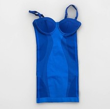 Adidas x Ivy Park Rodeo Strappy Dress Size Small Royal Blue Bodycon