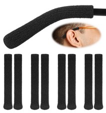 Glasses Arm Cushion, 4 Pairs Anti-Slip Elastic Ear Pads for Glasses, Eyeglass Te