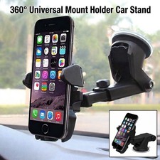 360  Universal Mount Holder Car Stand Windshield For Mobile Cell Phone GPS