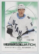 2024 SP Authentic Future Watch Limited Green /199 Maksymilian Szuber #195 0bt4