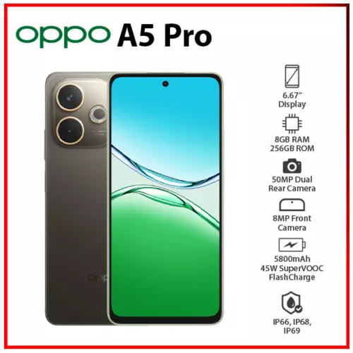 OPPO A5 Pro 4G 8GB+256GB BROWN Unlocked Dual SIM Global Android Cell Phone