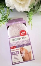 Spongeables Anti-Cellulite Body Wash in a Sponge Lavender Bloom Scent 20+ Washes