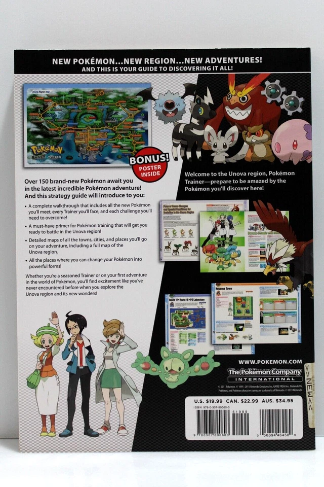 Pokemon Black and White Version: Official Strategy Guide Vol. 1 - Изображение 2 из 4