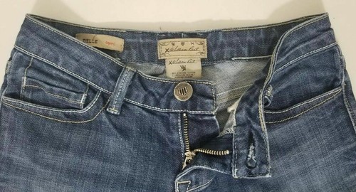 William Rast Belle Cropped Capri Jeans Women's Size 25 Roll Cuff Made In USA - Picture 5 of 9