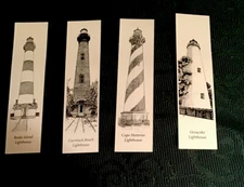 Outer  Banks Set Of 4 Lighthouse Bookmarks