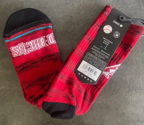Stance MLB Baseball Arizona Diamondbacks Twist Crew Socks Men's Large 9-13 NWT - Picture 3 of 3