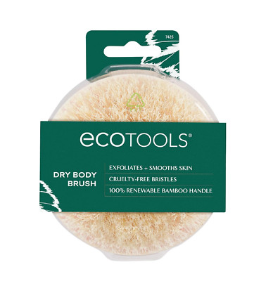 EcoTools Dry Body Brush Cruelty-Free Bristles Exfoliate & Smooth Skin Dry