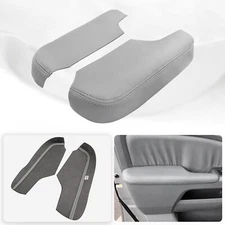 Front Door Panels Armrest Replacement Cover Gray for 2005-2010 Honda Odyssey