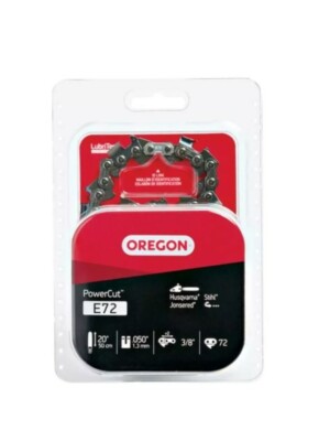 OREGON E72 POWERCUT 20 INCH CHAINSAW CHAIN 3/8" 72 LINK STIHL HUSQVARNA ...