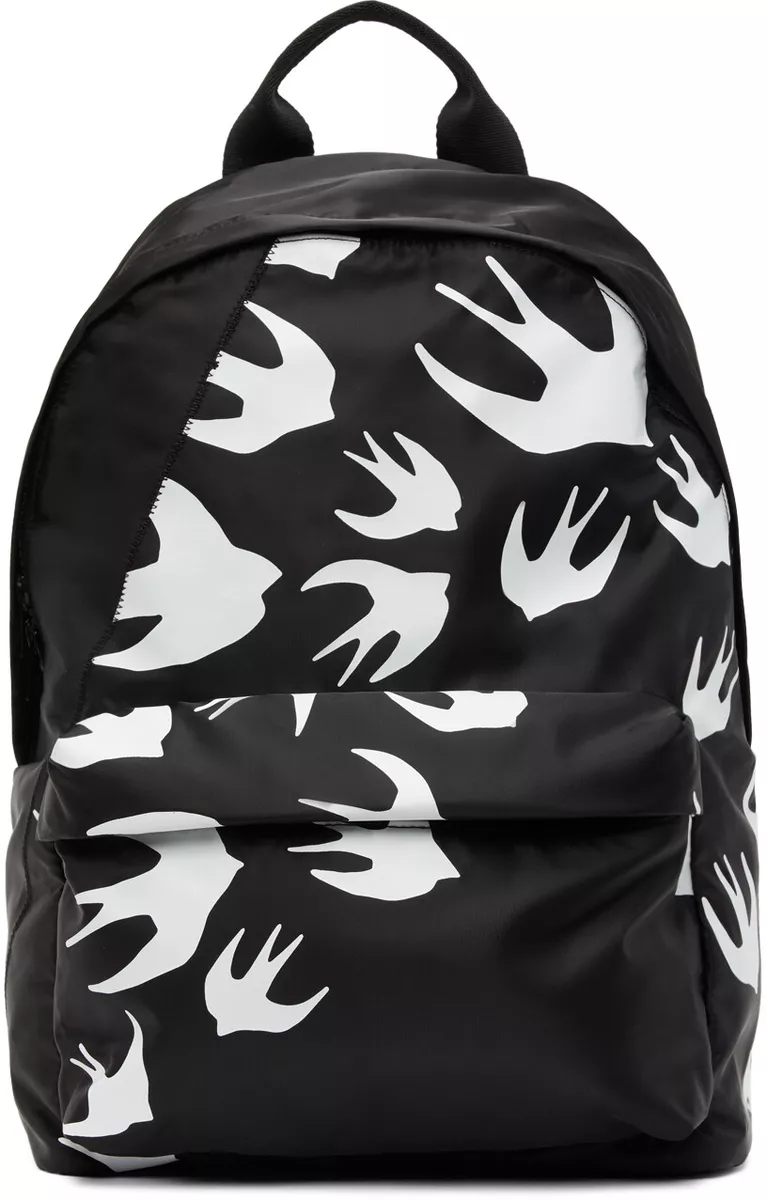 NWT MCQ Alexander McQueen Backpack Swallow 494507R4B971000Black