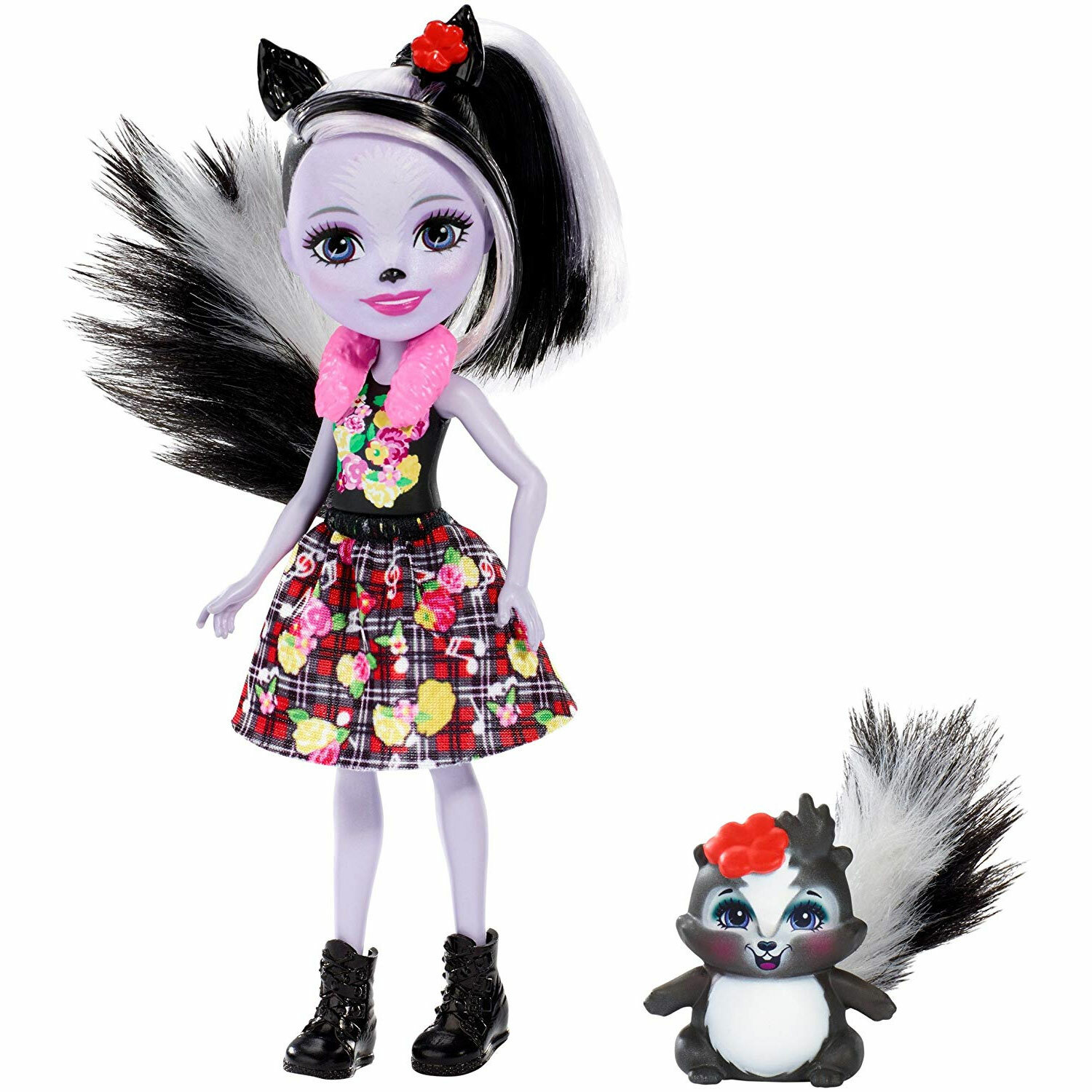 Enchantimals SAGE SKUNK Doll & Animal Friend CAPER (FXM72) by Mattel