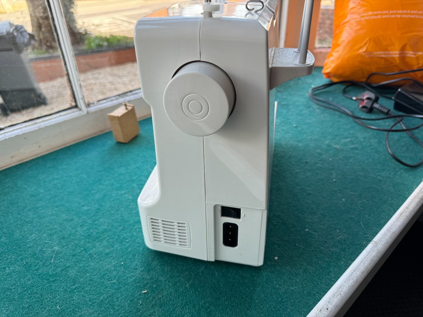 EGL M2OB Sewing Machine with Pedal and Sewing Book, Patterns & Boxed eBay