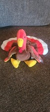 RETIRED RARE ORIGINAL TY BEANIE BABY "GOBBLES" THE TURKEY 1996
