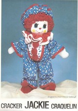 Stuffed Soft Toy Dollcraft Candy Family Cracker Jackie Doll Sew Pattern Uncut