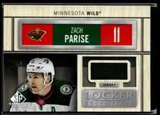 2019-20 SP Game Used Locker Essentials Zach Parise #LE-ZP H3R4L