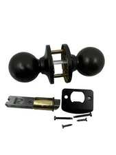 Mobile Home Home Parts Direct Ball Passage Lockset for Interior Doors, Matte