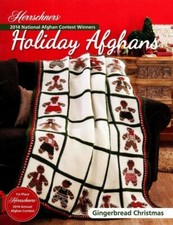 NEW 2014 HERRSCHNERS WINNERS HOLIDAY AFGHANS GINGERBREAD MEN  MORE