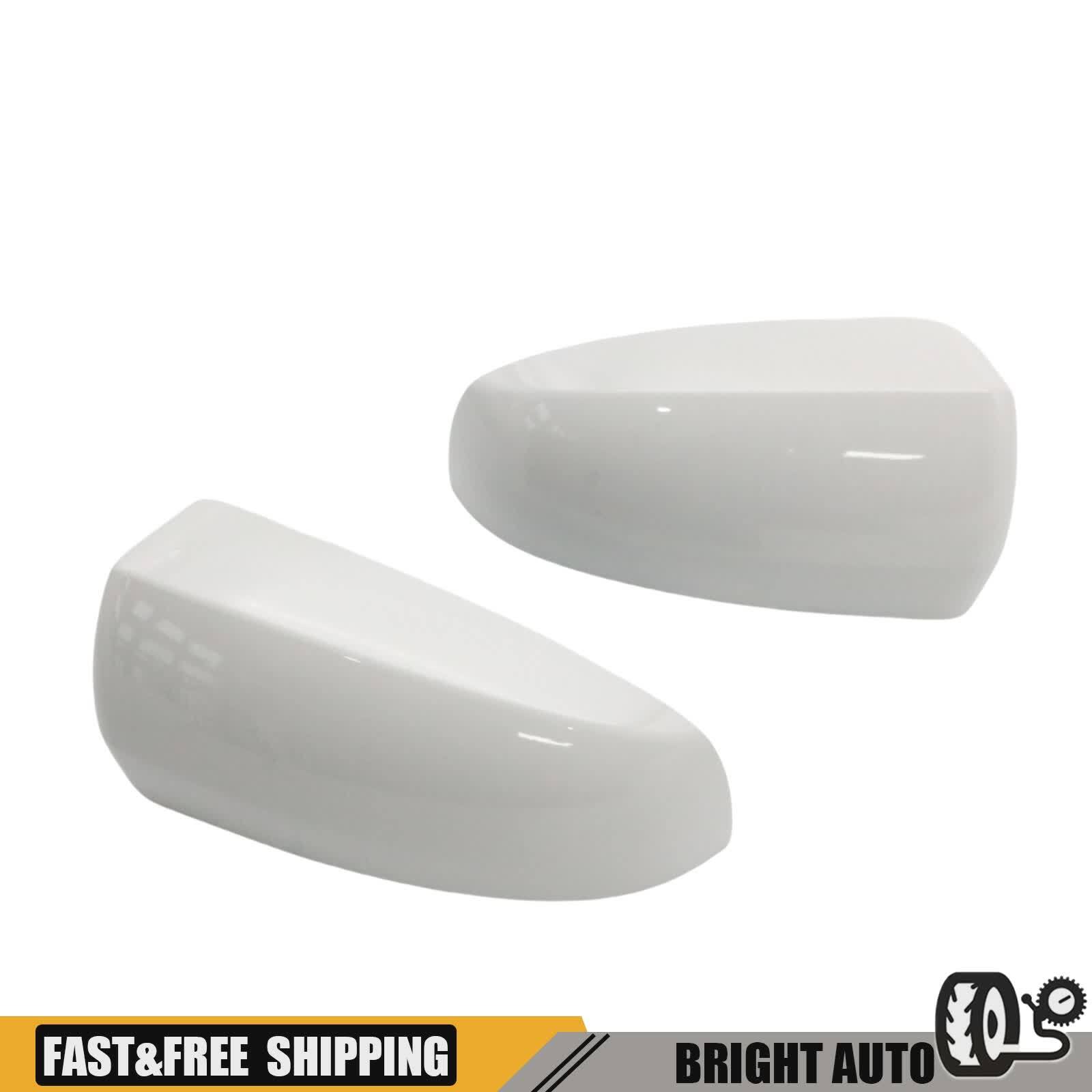 New White Side Mirror Cover Cap Pair Left Right  For 2007-2013 BMW X5 X6 E70 E71