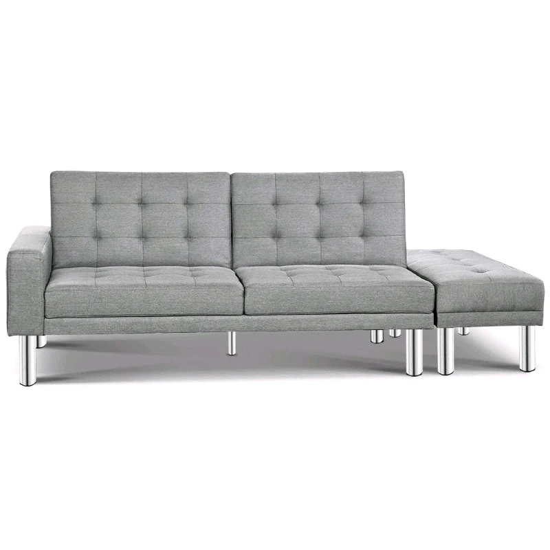 Grey Split Back Sofa Bed With Removable Ottoman Sofas Gumtree Grey Split Back Sofa Bed With Removable Ottoman