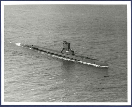 USS TRUTTA SS-421 Submarine 8 x 10 Official USN Photo