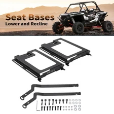 Seat Bases Lower and Recline For Polaris RZR 800/900/S 1000/XP 1000/XP Turbo/RS1