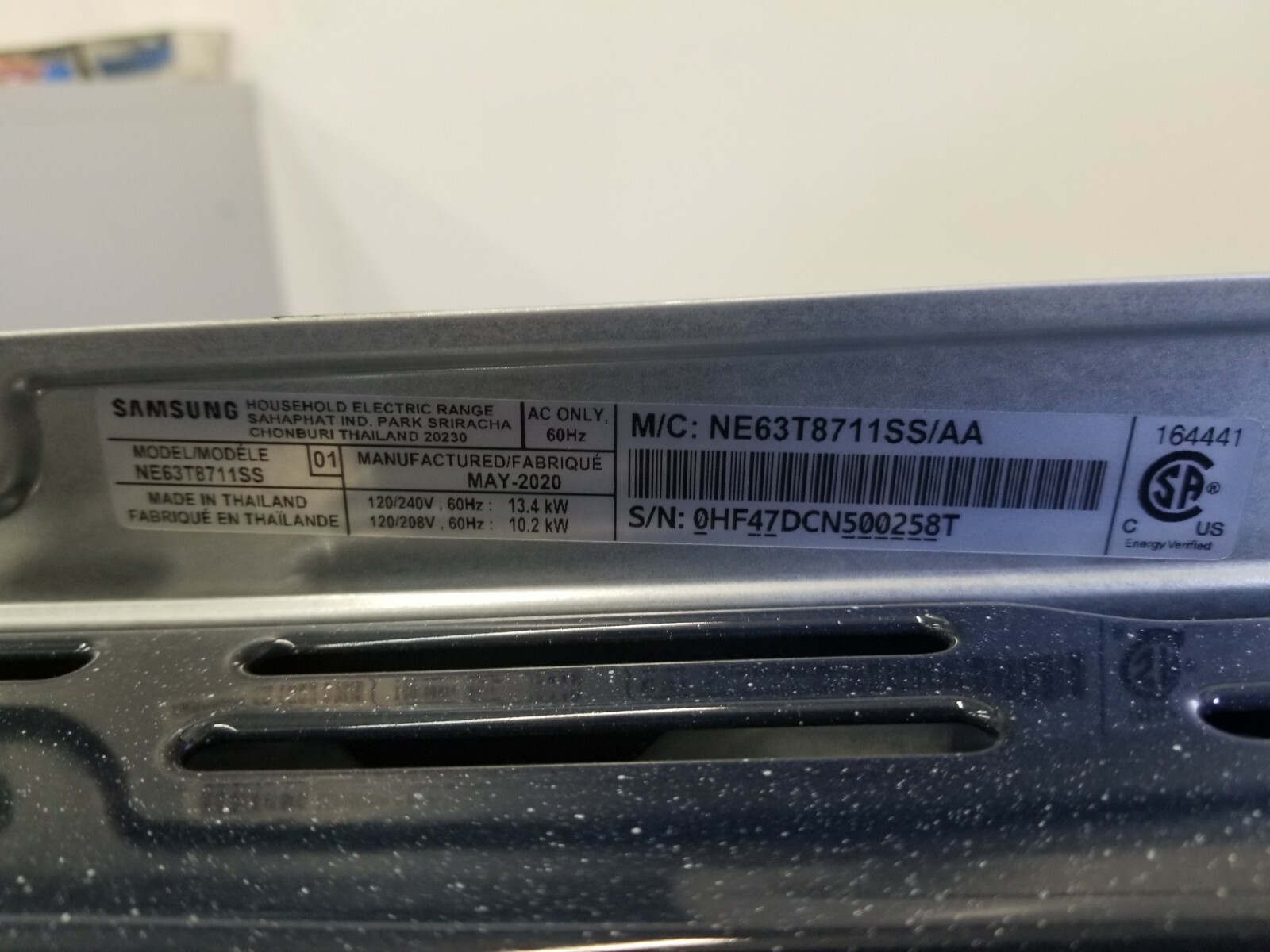 Genuine SAMSUNG Range Oven Broil Element DG4700068A eBay