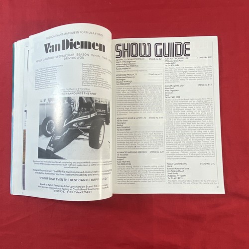 The Racing Car Show 1987 Souvenir Show Guide Alexandra Palace - Bild 11 von 24