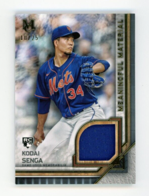 2023 Topps Museum Collection Kodai Senga RC Patch Gold /25 Rookie 