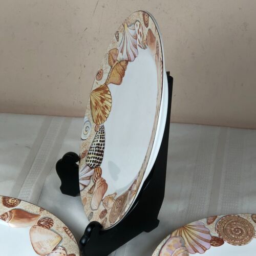 Vitromaster Sanibel 1993 Sue Zipkin Sea Shell Speiseteller Set 3 Muschel Muschel - Bild 3 von 6