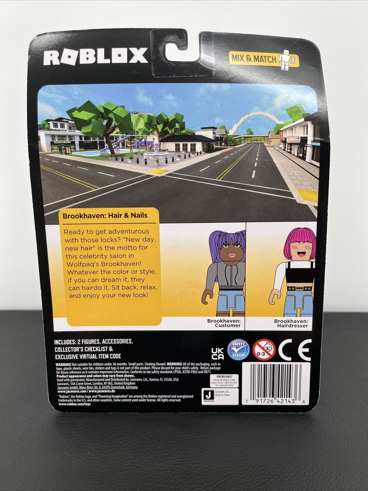 Roblox Action Figures Game Pack Brookhaven: Hair & Nails – Amuzzi