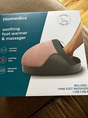 New in box - Homedics Vibration Massager w/ Soothing Heat  Foot Warmer NEW