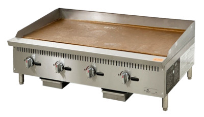NEW 48'' Manual Griddle Nat Gas Liquid Propane Flat Grill Stove Counter Top NSF