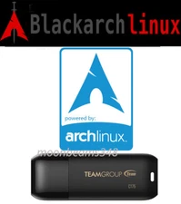 BlackArch Linux 2023.04.01 Bootable Live 32 Gb USB 3.2 Penetration Testing 64 Bt