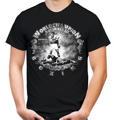 Ali Männer T-Shirt | Cassius Clay Muhammad Ali Boxing Rocky RIP | M3