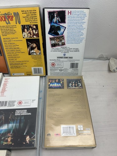 Bundle Of Music/Concert/Promo vhs Tapes - Picture 8 of 9