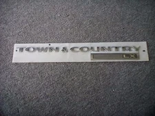 Chrysler Town & Country LX Emblem Decal Rear Lift Gate Back Hatch OEM 5113422AA