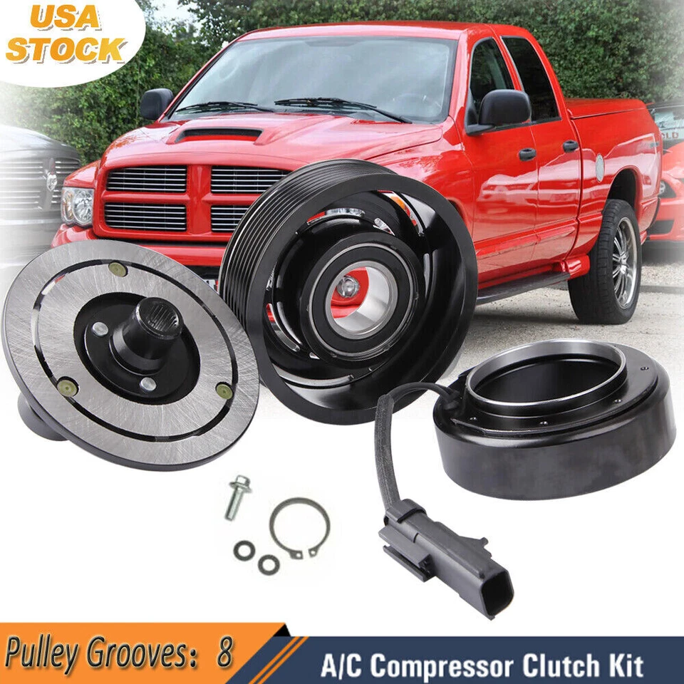 Kit de embrague compresor de aire acondicionado para Dodge Ram 4500 5500 6,7 L Cummins diésel 2008 2009 Foto 4 de 4