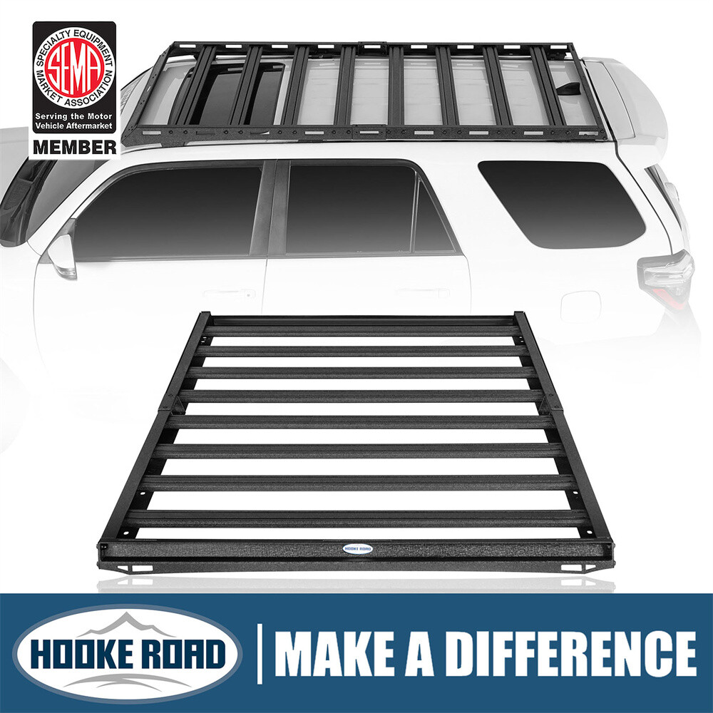 Hooke Road Roof Rack Cargo Storage Basket Carrier For Toyota
