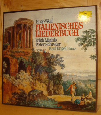 Hugo Wolf Italian Songbook EDITH MATHIS PETER SCHREIER DGG 2 LP BOX 2707096 MINT