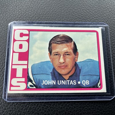 1972 Topps - #165 Johnny Unitas