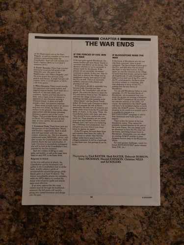 AD&D 1st Ed Module H1 Bloodstone Pass RARE Most Unpunched Battle System 9122 TSR - Picture 3 of 22