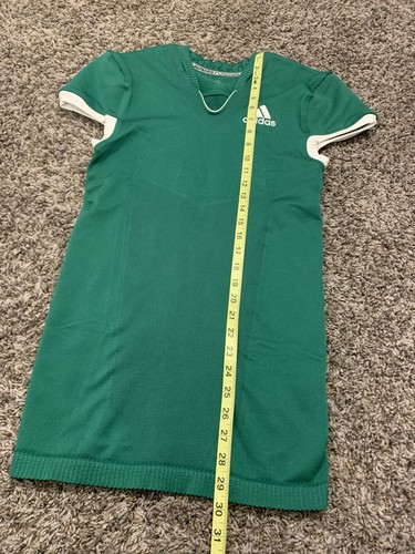 Men's Adidas Primeknit Compression Football Jersey V-Neck Green Large NWOT - Picture 5 of 11