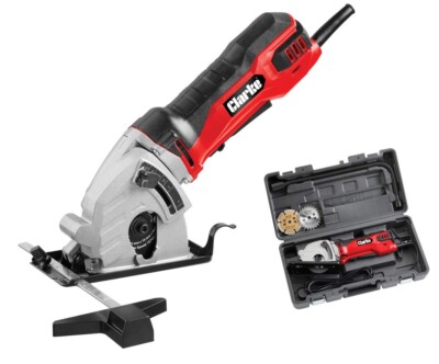 Clarke CPS85 550w Mini Tauchkreissäge 85 mm Schneidsäge elektrisch 230 V Neu