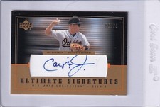 2002 Ultimate Collection Signatures AUTO Tier 1 Gold Cal Ripken 10/25 SURFACE