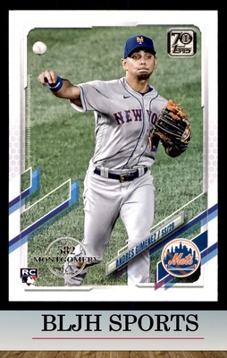 2021 Topps #53 Andres Gimenez New York Mets RC Montgomery (A)(1I5)
