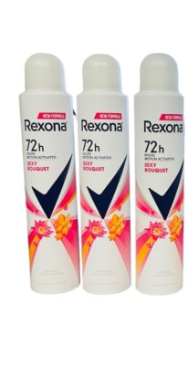 Rexona Sexy Bouquet Women Deodorant Antiperspirant 72H Alcohol 0
