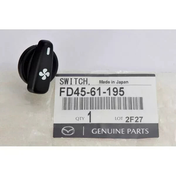 JDM MAZDA RX-7 RX7 FD3S AC Control Panel Dush Fan Switch Knob FD45