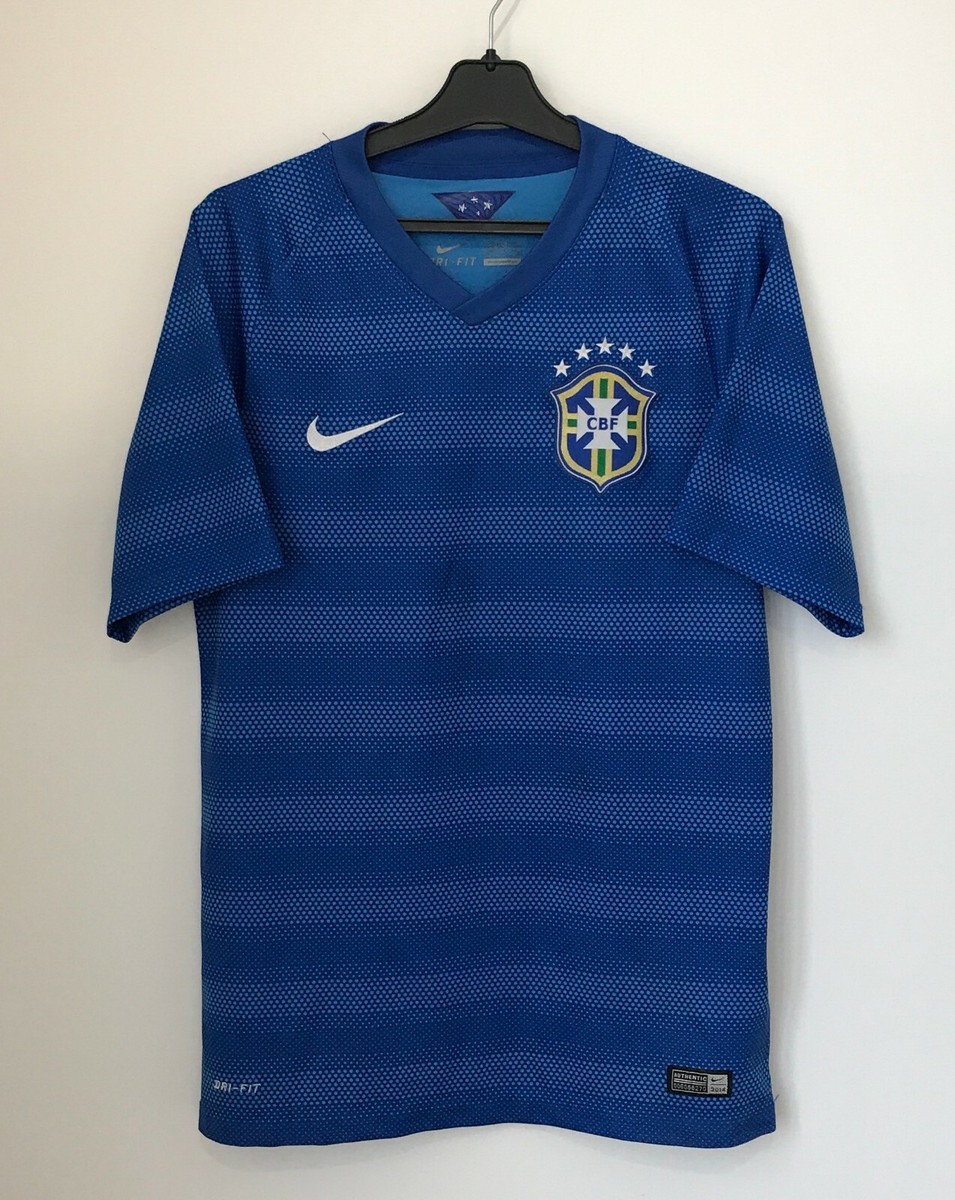 Brazil 2014 - 2015 Away football shirt jersey Nike size S | eBay