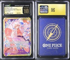 CGC 10 PRISTIN One Piece card Monkey D. Luffy OP05-119 OP-05 PREMIUM BOOSTER JP
