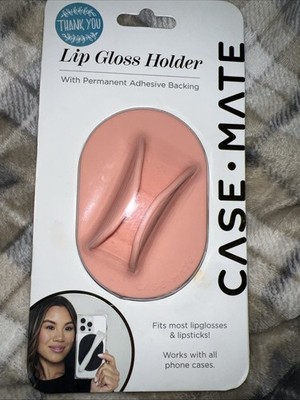Case-Mate Glossy Lip Gloss Holder  - Peach NEW